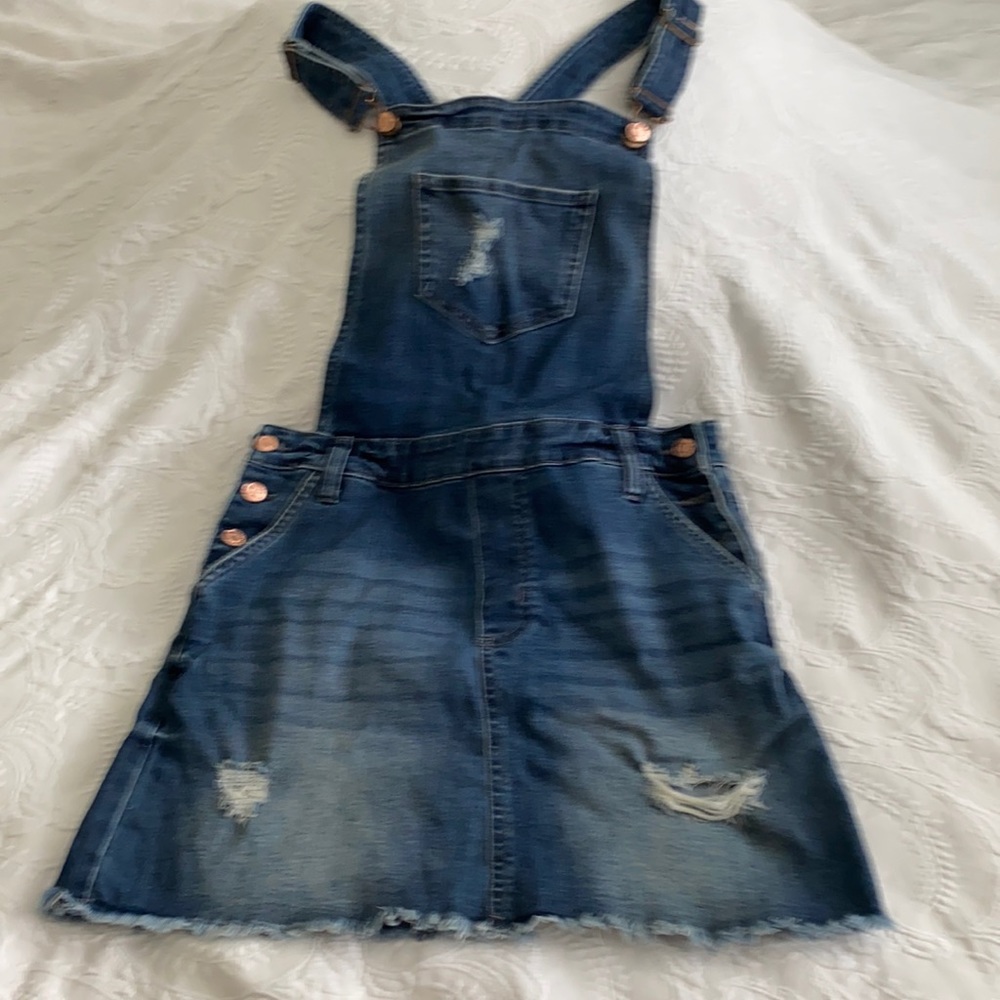 Jean skirt overall